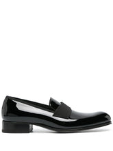 Patent-finish leather loafers